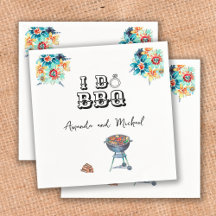 I Do BBQフローラ婚約パーティカップルシャワー