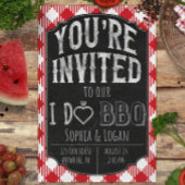 I Do BBQブライダル&ウェディングシャワー招待状 セーブザデート