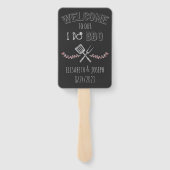 I Do BBQブライダル&ウェディングシャワー ハンドファン (裏面)