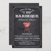 I DO BBQリハーサルディナー招待状シャルボード 招待状 (正面/裏面)