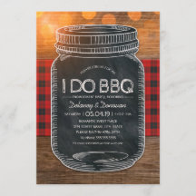 I Do BBQヴィンテージメイソン·ジャー·婚約パーティ