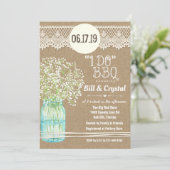 I DO BBQ婚約シャワー招待状 招待状 (スタンド正面)