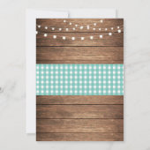 I DO BBQ婚約パーティカップルシャワー招待状 招待状 (裏面)