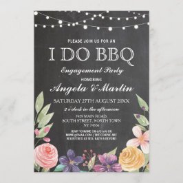 I DO BBQ婚約パーティカップルシャワー招待状 招待状