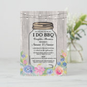 I DO BBQ婚約パーティカップルシャワー招待状 招待状 (スタンド正面)