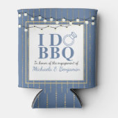 I Do BBQ婚約パーティカップルシャワー 缶クーラー (正面)