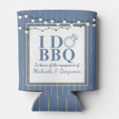 I Do BBQ婚約パーティカップルシャワー 缶クーラー (裏面)