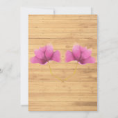 I DO BBQ婚約パーティストリングライト素朴 招待状 (裏面)