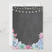 I DO BBQ婚約パーティ多糖招待状 招待状 (裏面)