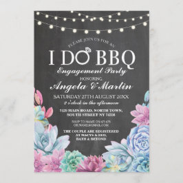 I DO BBQ婚約パーティ多糖招待状 招待状