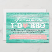 I DO BBQ婚約パーティ招待状 招待状 (正面)