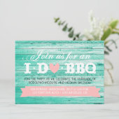 I DO BBQ婚約パーティ招待状 招待状 (スタンド正面)