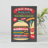 I Do BBQ婚約パーティ招待状 招待状 (スタンド正面)