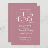 I DO BBQ婚約パーティ招待状 案内状 (正面/裏面)