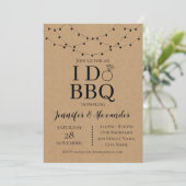 I Do BBQ婚約パーティ 招待状 (スタンド正面)