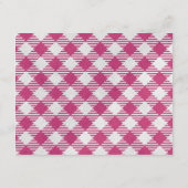 I Do BBQ屋外の夏/春ピンクウェディングRSVP エンクロージャーカード (裏面)