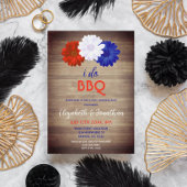 I Do BBQ愛国的フローラポスト結婚ズ エンクロージャーカード