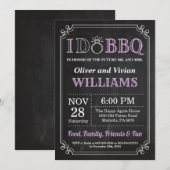 I DO BBQ招待状結婚シャルボード 招待状 (正面/裏面)