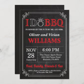 I DO BBQ招待状結婚シャルボード 招待状 (正面/裏面)