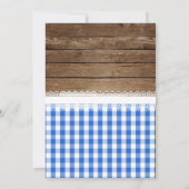 I Do BBQ招待状 – 青 招待状 (裏面)