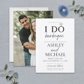 I DO BBQ白黒スクリプトフォトリハーサル 招待状