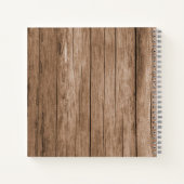 I Do BBQ素朴婚約パーティカップルのゲストブック ノートブック (裏面)