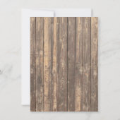 I DO BBQ素朴婚約パーティ招待状 招待状 (裏面)