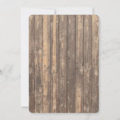 I DO BBQ素朴婚約パーティ招待状 招待状 (裏面)