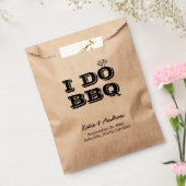 I Do BBQ結婚式の引き出物または器具ホルダー フェイバーバッグ (封をした状態)