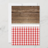 I Do BBQ のご招待 招待状 (裏面)