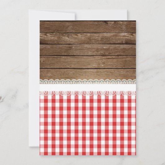 I Do BBQ のご招待 招待状 (裏面)