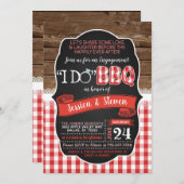 I Do BBQ のご招待 招待状 (正面/裏面)