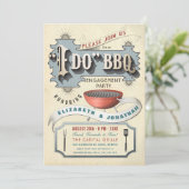I Do BBQ のご案内 | 婚約パーティー 招待状 (スタンド正面)
