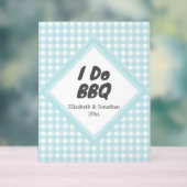 I Do BBQ アクリルサイン (ニュートラル)