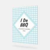 I Do BBQ アクリルサイン (傾斜)