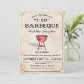 I DO BBQ ウェディング・レセプション招待状 招待状 (スタンド正面)