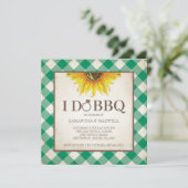 I Do BBQ – カップルのシャワー 招待状 (スタンド正面)