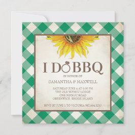 I Do BBQ – カップルのシャワー 招待状