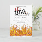 I Do BBQ カップルシャワーパーティ 招待状 (スタンド正面)