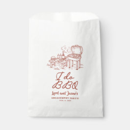I Do BBQ カップルシャワー・エンゲージメント フェイバーバッグ