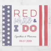 I Do BBQ バックヤードクックアウト リハーサルディナー ビールラベル (シングルラベル)