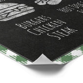 「I Do BBQ パーティー・フードバー」 BBQ バー&グリル サイン (角)