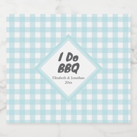 I Do BBQ ビールラベル (シングルラベル)