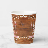 I Do BBQ ラスティックエンゲージメントパーティー カップルシャワー 紙コップ (左)