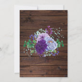 I Do BBQ - ラスティック写真招待状 - どんなイベントにも 招待状 (裏面)