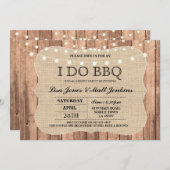 I DO BBQ ラストックスタイルのエンゲージメント招待状 招待状 (正面/裏面)