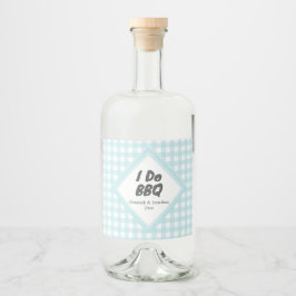 I do BBQ リキュールボトルラベル