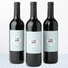 I Do BBQ ワインラベル