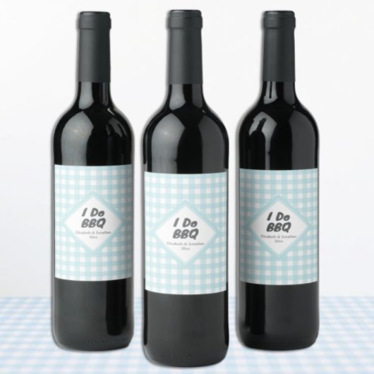I Do BBQ ワインラベル