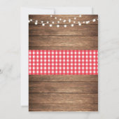 I DO BBQ 婚約パーティー カップルシャワー 招待状 (裏面)